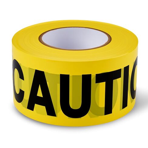 Caution NO Parking Tape – 3 Inch x 1000 Feet | Bright Safety & Hazard Tape with Bold Black Text for Construction, Events, and Dangerous Areas (Caution NO Parking, 1 Pack) in Saudi Arabia