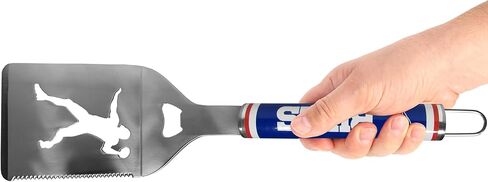 مجموعة أدوات الشواء الفولاذية المكونة من 3 قطع من Siskiyou Sports NFL Buffalo Bills، مقاس واحد، ألوان الفريق in Kuwait