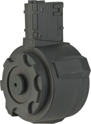 Evike Airsoft - Angel Custom 1500 Round Firestorm AEG Airsoft Drum Flashmag (Model: M4 / Black) in Kuwait