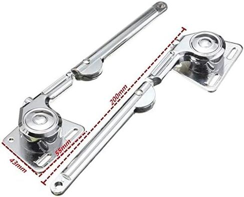 2 Lift Up Lid Support Door Stay Piston Hinge Kitchen Cupboard Cabinet Soft Close in Saudi Arabia