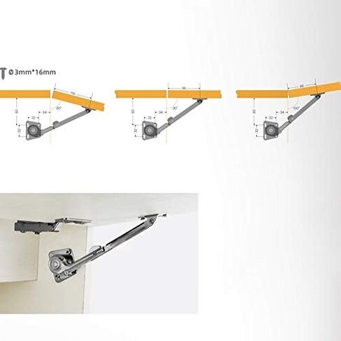 2Pcs Support Cabinet Door Stay Hydraulic Lift Up Lids Support Opening Hinge Stay in Saudi Arabia