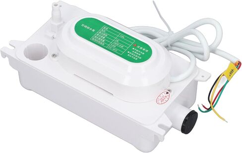 HAVC Condensate Pump, 100L H 6.6 ft 2m 5W Automatic Condensate Removal Pump Automatic Safety Switch AC Condensate Removal Drain Pump with 500ml for Dehumidifier in Saudi Arabia