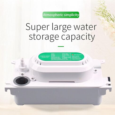 HAVC Condensate Pump, 100L H 6.6 ft 2m 5W Automatic Condensate Removal Pump Automatic Safety Switch AC Condensate Removal Drain Pump with 500ml for Dehumidifier in Saudi Arabia