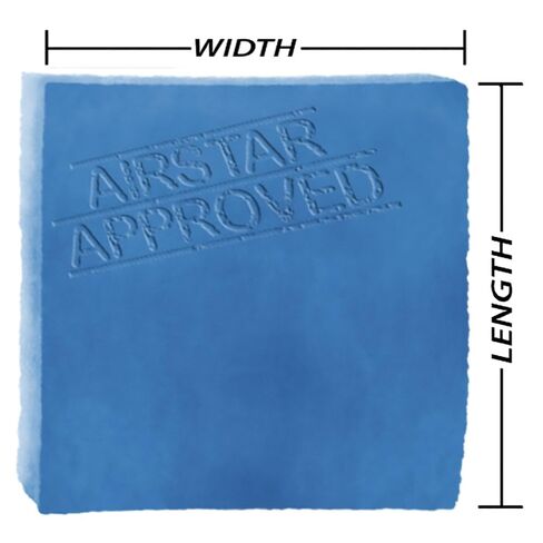 AirstarSolutions 9-1/4 x 9-1/4 x 1 (2-Pack) HVAC Air Filter Media Replacements only (Frame Not Inlcuded), Blue White Air Filters (Actual Size: 9.25 x 9.25 x 0.75 Inches) in Kuwait