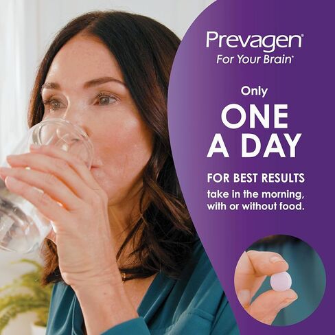 أقراص مضغ التوت المختلطة ذات القوة العادية من بريفاجين - 30 قرصًا (كمية تكفي لمدة شهر) | مُصمم خصيصًا لعقلك | 10 ملغ من أبواكورين بالإضافة إلى فيتامين د3 in Kuwait