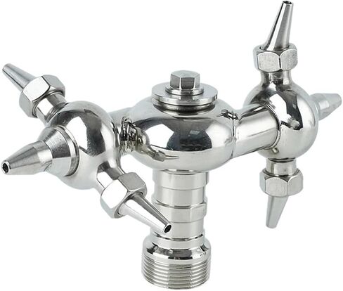 كرة رش تنظيف دوارة عالمية 360 درجة - فوهة خزان CIP من الفولاذ المقاوم للصدأ لتطبيقات البيرة (موصل سريع 38 مم) in Kuwait