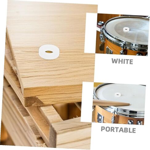Totority 200pcs White Plastic Drum Washers for Cymbal Stands and Snare Drum Pads Percussion Instrument Accessories for Set Supplies Suitable for Beginners and Professionals in Saudi Arabia