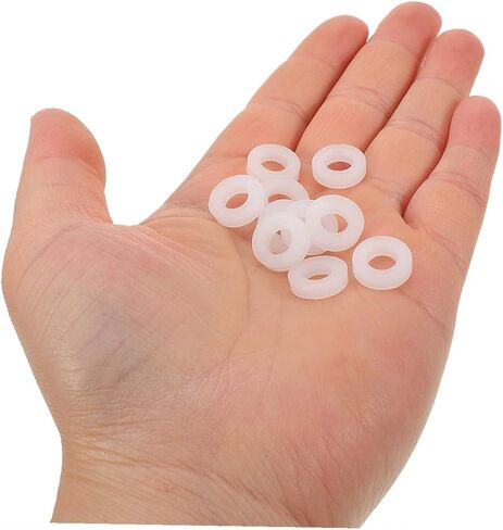 Totority 200pcs White Plastic Drum Washers for Cymbal Stands and Snare Drum Pads Percussion Instrument Accessories for Set Supplies Suitable for Beginners and Professionals in Saudi Arabia