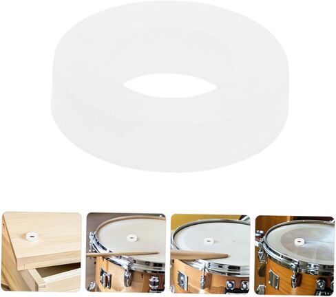 Totority 200pcs White Plastic Drum Washers for Cymbal Stands and Snare Drum Pads Percussion Instrument Accessories for Set Supplies Suitable for Beginners and Professionals in Saudi Arabia