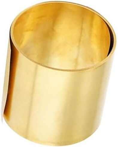 H62 Brass Foil Brass Strips are Used for Electronic Device DIY Projects Thickness 0.6/0.7/0.8/1mm Length 1m,0.7×200mm in Kuwait