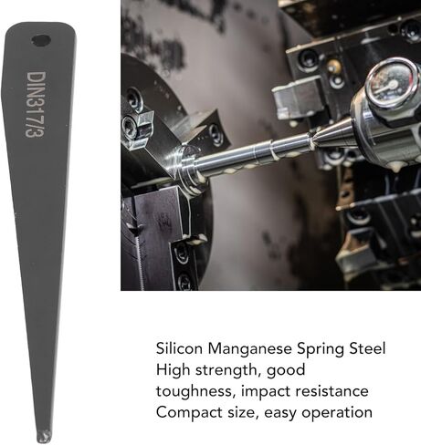 Pssopp MT3 Morse Taper Drill Bit, Sleeve Removal Tool with Silicon Manganese Spring Steel for Machine Tool Lathe Boring Machine Applications in Saudi Arabia