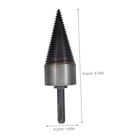 Sosoport Firewood Drill Bit Efficient Log Splitting Tool Compatible with Electric Drills Lightweight Design for Quick Wood Splitting Safe Portable Firewood Splitter in Saudi Arabia