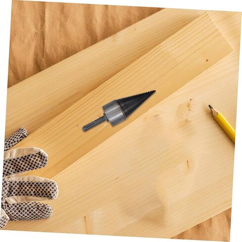 Sosoport Firewood Drill Bit Efficient Log Splitting Tool Compatible with Electric Drills Lightweight Design for Quick Wood Splitting Safe Portable Firewood Splitter in Saudi Arabia