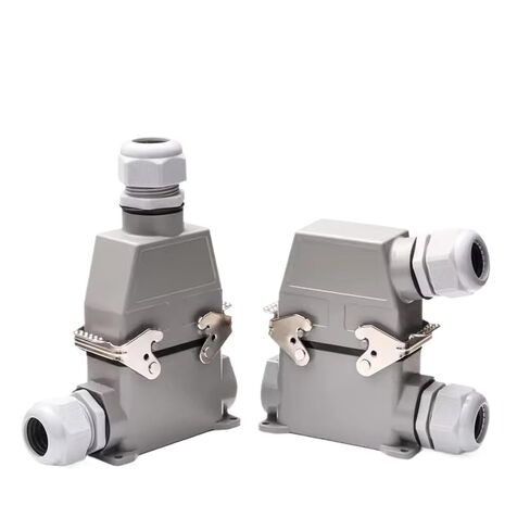 Heavy Duty Connector 4Pin 6Pin 12Pin 14Pin Multicore Wire Connector IP65 Waterproof and Socket Top Side Out(Top Out Type,12P) in Kuwait