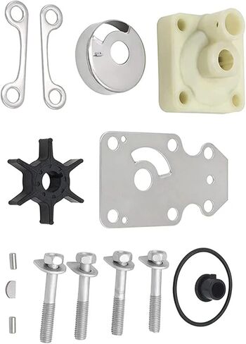 1pcs 6AH-W0078 Water Pump Impeller Kit for 4 Stroke 15 20 HP Outboard F15C F20 6AH-W0078-00 6AH-W0078-A2 18-3479 in Kuwait