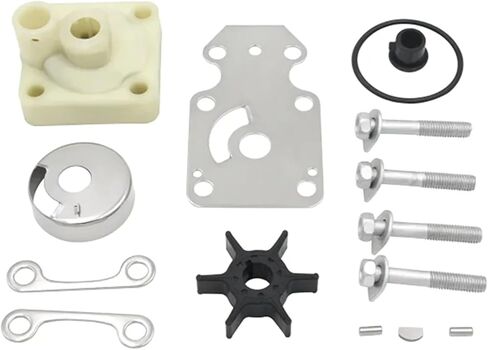 1pcs 6AH-W0078 Water Pump Impeller Kit for 4 Stroke 15 20 HP Outboard F15C F20 6AH-W0078-00 6AH-W0078-A2 18-3479 in Kuwait