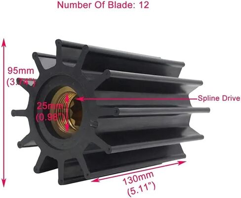 1pcs Water Pump Impeller Water Pump Impeller 09-820B in Kuwait