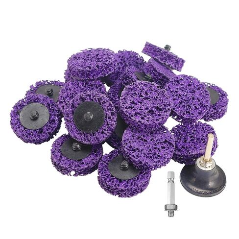 22pcs Rust Remover Wheel Disc Abrasive Angle Grinding Wheel 50mm Grinding Disc Polishing Strip Disc Abrasive Wheels in Kuwait