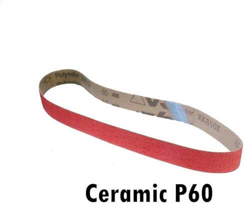 1 piece 762 * 25mm Sanding Belt Grinder Accessories 1"*30" Grinding Polishing Bands Tool(Ceramic P60) in Saudi Arabia