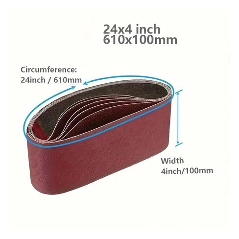 10pcs 10X610mm Sanding Belts 80/120/150/240/400 Grit Belt Sander Sandpaper For Belt Sander Polishing Machine Abrasive Tools(10Pcs(80-400Grits)) in Saudi Arabia