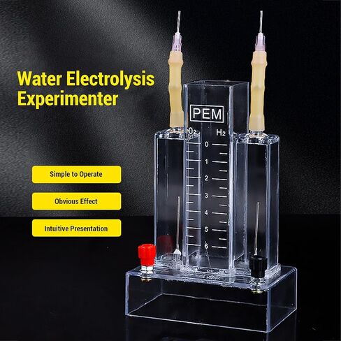 PEM Water Electrolysis Demonstrator,Chemical Hydrogen Oxygen Generation Experiment Kit for Laboratory School Teaching Aid in Saudi Arabia