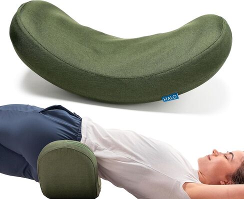 Halo Lumbar Massage Stretcher with 8 Acupressure Nodes for Waist, Hip, and Back Pain Relief, Ergonomically Designed for Active Stretching, Recovery Gift in Saudi Arabia
