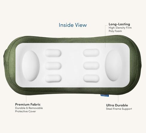 Halo Lumbar Massage Stretcher with 8 Acupressure Nodes for Waist, Hip, and Back Pain Relief, Ergonomically Designed for Active Stretching, Recovery Gift in Saudi Arabia
