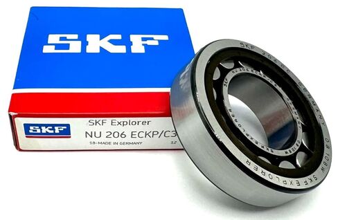 SKF NU206 ECKP C3 Cylindrical Roller Bearing 30X62X16 MM in Saudi Arabia