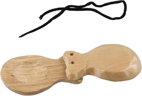2 Pairs Spanish Castanets Wood Hand Percussion for Adults Beginners Dance Practice for Performance Wooden(Wooden) in Saudi Arabia