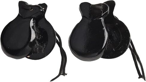 2 Pairs Spanish Castanets Wood Hand Percussion for Adults Beginners Dance Practice for Performance Wooden(Wooden) in Saudi Arabia