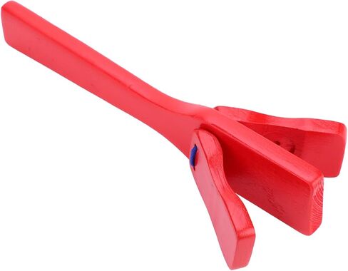 SUNGOOYUE Wooden Castanet, Kids Musical Instrument with Elastic Band, Safe Smooth Edges for Music Education, Rhythm Toy, Birthday Party, KTV in Saudi Arabia
