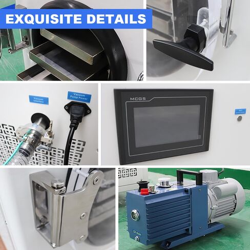 -35°C Scientific Freeze Dryer Powerful and Fast Cooling Speed Down to -35°C High Quality Secop Compressor Recipe Customization Controllable Rate of Freezing in Saudi Arabia