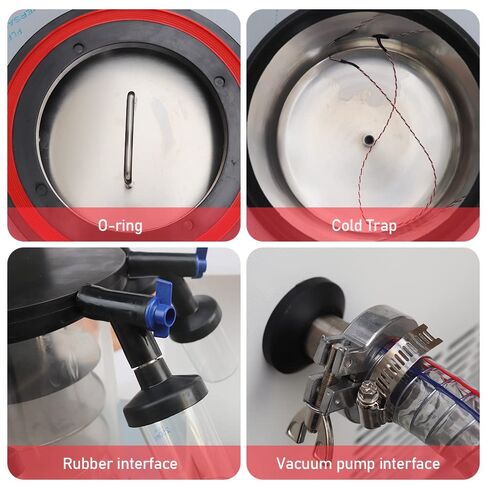 HNZXIB 0.092㎡ Vacuum Freeze Dryer -60℃ Top-Down stoppering&Muti-manifolds Type Freeze Dryer with 2XZ-2 Rotary Vane Vacuum Pump,110V in Saudi Arabia