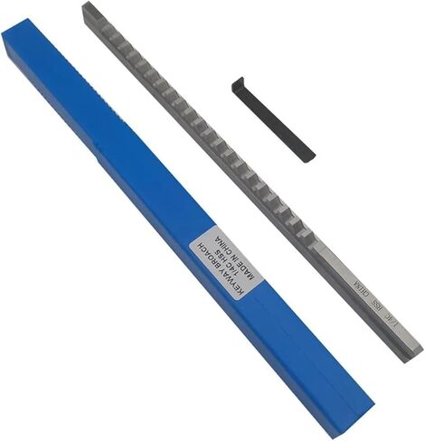 Keyway Broach 1/4 C دفع نوع بوصة الحجم عالية السرعة الصلب HSS أداة القطع لآلة التطرق لتشغيل المعادن in Kuwait