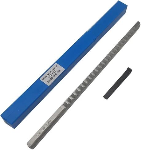 Keyway Broach 1/4 C دفع نوع بوصة الحجم عالية السرعة الصلب HSS أداة القطع لآلة التطرق لتشغيل المعادن in Kuwait
