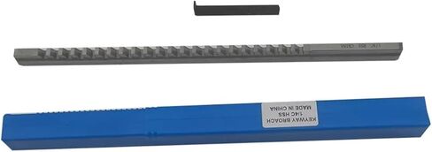 Keyway Broach 1/4 C دفع نوع بوصة الحجم عالية السرعة الصلب HSS أداة القطع لآلة التطرق لتشغيل المعادن in Kuwait