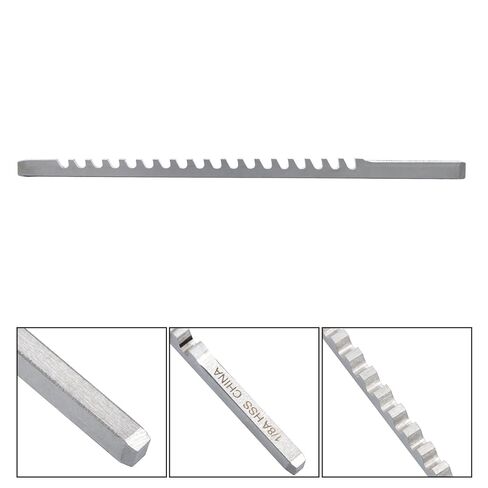 findmall 1/8" A Style Keyway Broach Set - High Speed Steel with Shim Manual Broaching Tool for Metal, Iron, Brass - Use with Arbor Press to Cut Internal Keyways in Saudi Arabia