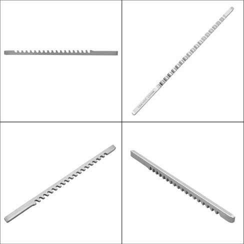 findmall 1/8" A Style Keyway Broach Set - High Speed Steel with Shim Manual Broaching Tool for Metal, Iron, Brass - Use with Arbor Press to Cut Internal Keyways in Saudi Arabia