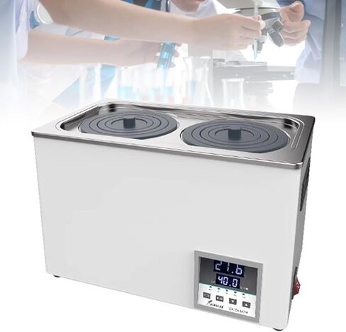 Adjustable Water Bath with Stainless Steel Liner, Anti-Dry Burning Feature, Drain Hole, and Static Control for Perfect Cooking Results in Kuwait