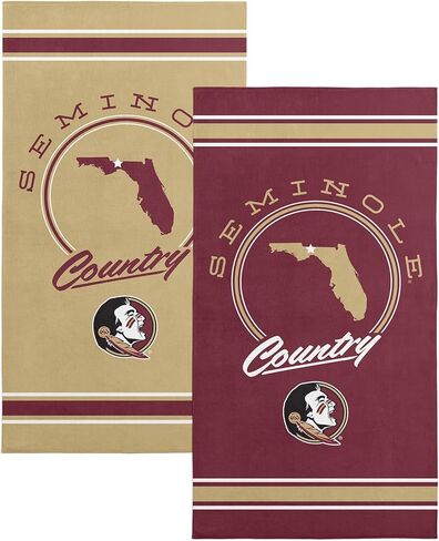NORTHWEST Florida State Seminoles NCAA Homebreak Beach Towel 2 Pack 30 x 60 Inches in Saudi Arabia