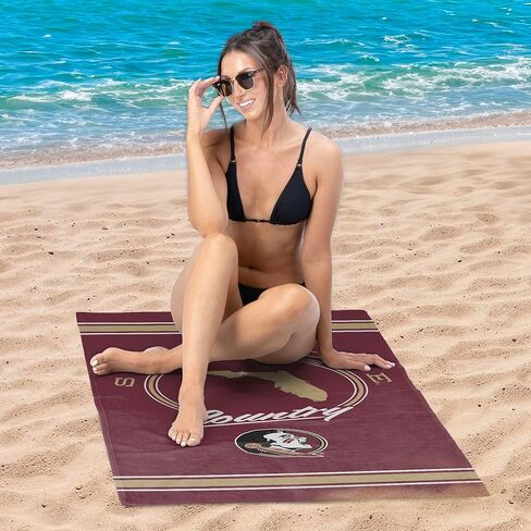 NORTHWEST Florida State Seminoles NCAA Homebreak Beach Towel 2 Pack 30 x 60 Inches in Saudi Arabia
