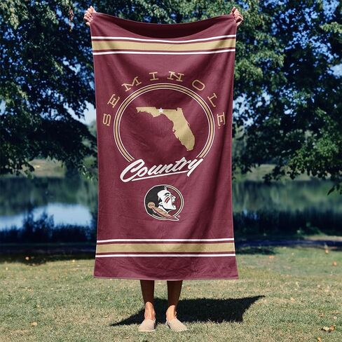 NORTHWEST Florida State Seminoles NCAA Homebreak Beach Towel 2 Pack 30 x 60 Inches in Saudi Arabia