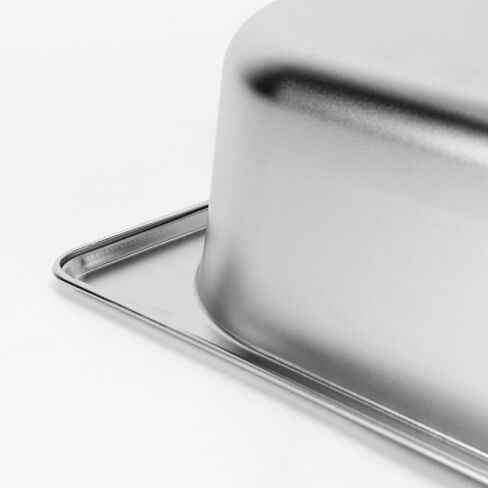 6 Pack Steam Table Hotel Pans, 1/2 Size 2.5 Inch Deep Commercial Stainless Steel Half Size Pan Set for Food, Food Catering Tray Catering Pan for Hotel, Buffet, Restaurant and Party Supplies in Kuwait