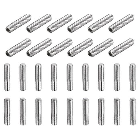 MECCANIXITY 120 Pcs M3-0.5 x 8mm Grub Screws, 304 Stainless Steel Cup Point Allen Head Screws Internal Hex Socket Drive for Bathroom Fixtures Repair Furniture DIY Project in Kuwait