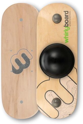 Wide Standing Desk Balance Board with Standing Desk Mat and Stabilizing Ring - Anti-Fatigue Balance Board for Standing Desks in Kuwait