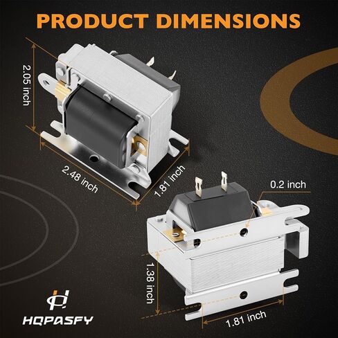 HQPASFY 2005-M-1 Laminated Solenoid, 4X240 Wood Boiler Solenoid Compatible with All WoodMaster (WM), Pull, Continuous Duty, 120VAC Coil Volts, 2 Pack in Saudi Arabia