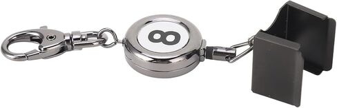 Pool Choke Holder, Retractable Rope Practical Loss Resistant 48 Cm Box/Cover Pool Choke, with Key Ring for Sports in Kuwait