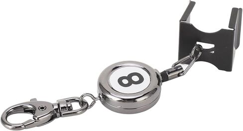 Pool Choke Holder, Retractable Rope Practical Loss Resistant 48 Cm Box/Cover Pool Choke, with Key Ring for Sports in Kuwait