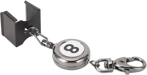 Pool Choke Holder, Retractable Rope Practical Loss Resistant 48 Cm Box/Cover Pool Choke, with Key Ring for Sports in Kuwait