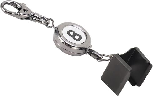 Pool Choke Holder, Retractable Rope Practical Loss Resistant 48 Cm Box/Cover Pool Choke, with Key Ring for Sports in Kuwait